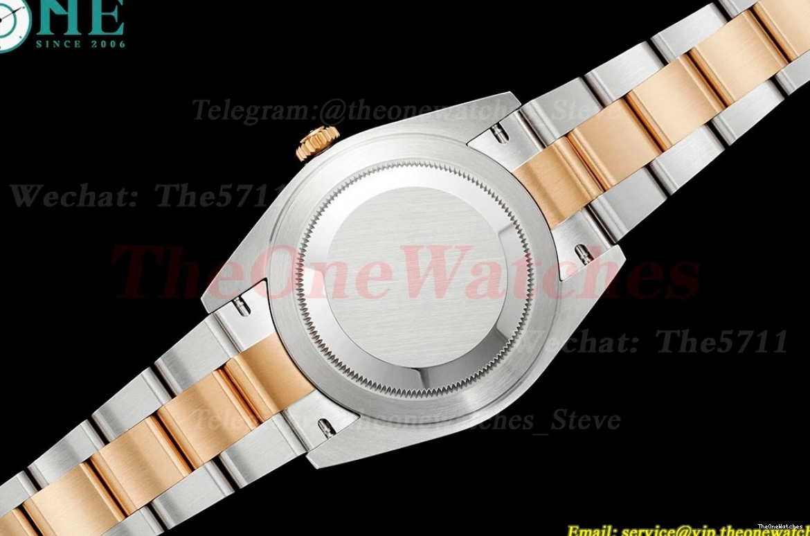 SS Oys Textured EWEF Datejust RG 41mm 126331 Silver A3235 Dia 1209